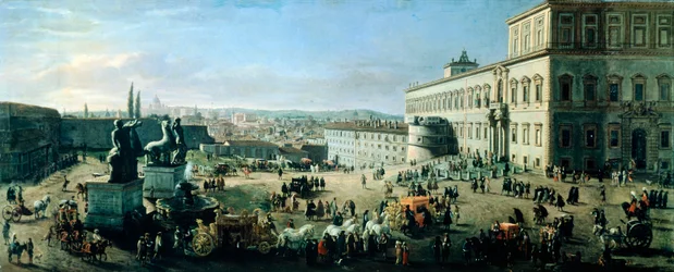 Platz und Palast von Monte Cavallo