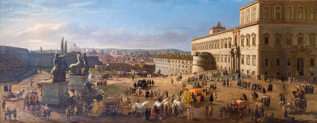 Blick auf Rom vom Quirinalplatz