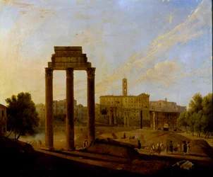 Rom: Blick auf das Forum in Richtung Kapitol