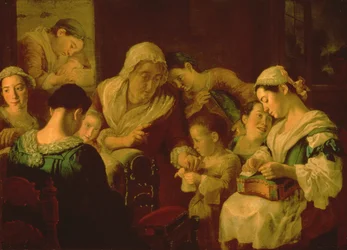 Die Schule der Stickerei, 1751-52
