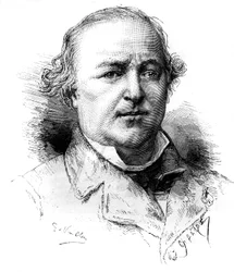 Porträt von Maître Charles Lachaud (1817-1882), französischer Anwalt. Gravur von Vuillier in „Le Monde Illustré“ Nr. 1342 vom 16. Dezember 1882