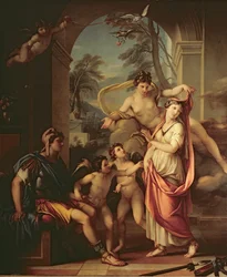 Venus stellt Paris Helena vor