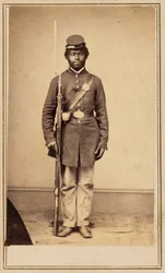 Christopher Anderson, Priv. Co. F. 108 U.S.C.T., 1865 (Foto)