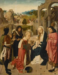 Die Anbetung der Könige, 1490