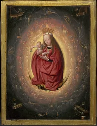 Die Verherrlichung der Jungfrau, um 1490