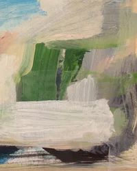Abstrakte Grüne Landschaft