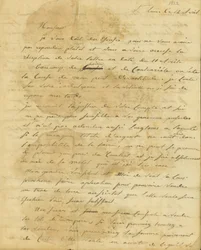 Brief von Rosalie Saugrain an P. R. Bureau