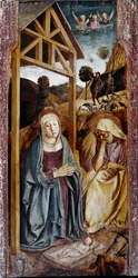Triptychon der Geburt: Zentrales Panel