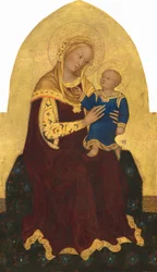 Madonna und Kind auf dem Thron