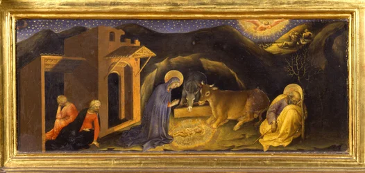 Geburt Christi (Predella der Anbetung der Könige, Pala Strozzi)