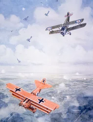 Der letzte Flug von Hauptmann Baron von Richthofen