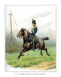 Der 10. Prince of Wales Own Royal Hussars, ca. 1890