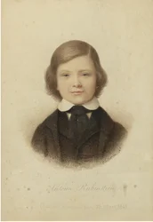 Anton Rubinstein 1829-1894, im Alter von 12 Jahren, 1841