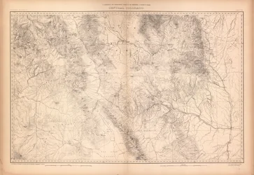 Geologischer und geographischer Atlas von Colorado und angrenzenden Gebieten