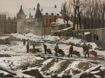 Baustelle in Amsterdam