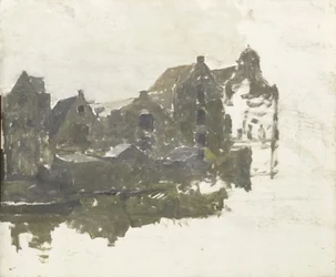 Lagerhäuser auf den Teertuinen auf dem Prinseneiland