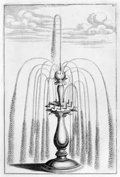 Ornamentaler Brunnenentwurf, 1664