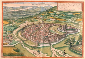 Novara, Italien - in 