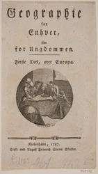 Titelblatt mit Vignette zu "Geographie für jedermann"