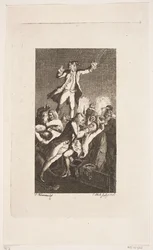 Titelvignette zu Smollett „Peregrine Pickles Abenteuer“