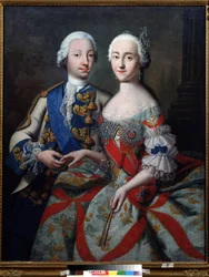 Porträt des Großfürsten Pjotr Fjodorowitsch (der später Peter III. von Russland wird)