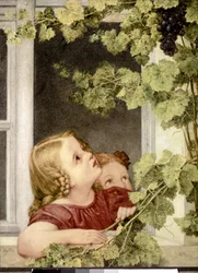 Kind am Fenster, ca. 1843