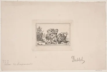 Eine Bauernschlägerei