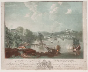 Ansicht der Stadt Frederikshald