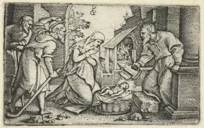 Geburt Christi und Anbetung der Hirten