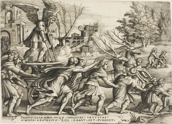 Der Triumph der Zeit, Platte vier aus Die Triumphe von Petrarca