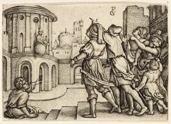 Virgil der Magier hängt im Korb