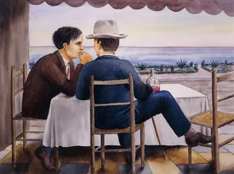 Auf der Terrasse