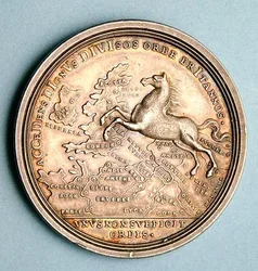 Medaille zur Erinnerung an den Thronbesteigung von George I