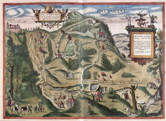 Kalwarya Zebrzydowka (südöstlich von Krakau), Polen (Gravur)
