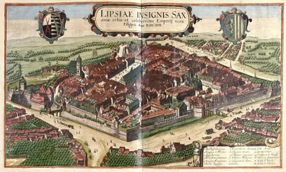Leipzig, Sachsen, Deutschland (Gravur)