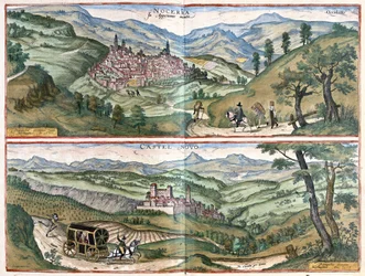 Nocera Umbra (Provinz Perugia) und Castelnuovo di Porto (Region Rom), Italien