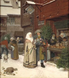 Der Weihnachtsmarkt, 1872