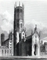 Fonthill Abbey von Nordwesten, 