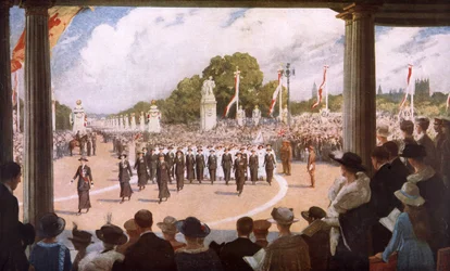 Die Friedensprozession in London