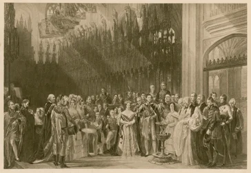 Taufe des Prinzen von Wales, des zukünftigen Königs Edward VII, St. George