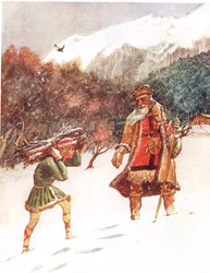 Guter König Wenzel, Illustration aus 