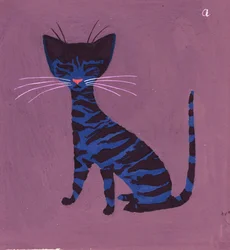 Die blaue Katze
