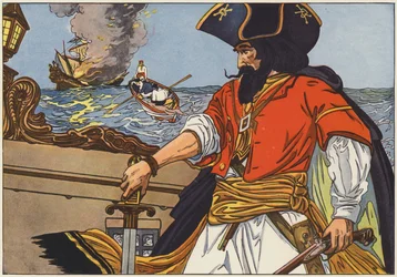 Blackbeard, der berühmteste Pirat der Atlantikküste