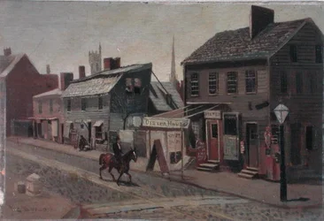 S.W. Ecke der 13th und Race Street, ca. 1875