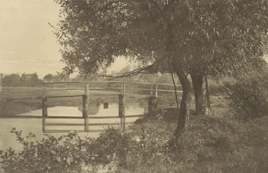 An der Sow in der Nähe von Waltons Haus in Shallowford, 1880er Jahre, gedruckt 1888