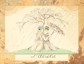 Der Regenbogen, aus Le Bonheur du Jour ou, Les Graces à la Mode, 1924