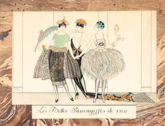 Les Belles Sauvageffes de 1920, aus Le Bonheur du Jour ou, Les Graces à la Mode, 1924