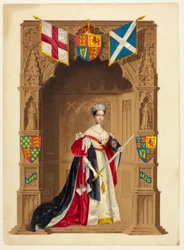 Ihre Majestät Königin Victoria, auch Königin Victoria als Souveränin des Hosenbandordens genannt