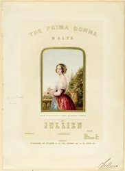 Die Braut, Titelblatt für das Notenblatt von The Prima Donna Waltz