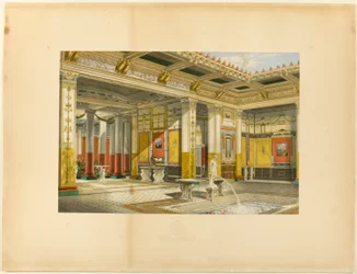 Der pompejanische Hof des Crystal Palace. Digby Wyatt, Esquire, Architekt